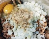 納豆たっぷり炒飯。作り方2写真