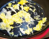 納豆たっぷり炒飯。作り方3写真