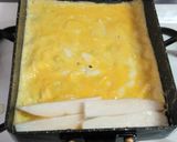 シャキシャキ長芋入り！だし巻き卵♪作り方3写真