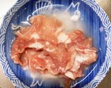 ワサビドレッシング味豚こま大根青椒肉絲風作り方1写真