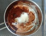 バレンタイン☆とろける濃厚チョコプリン。作り方2写真