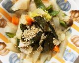 ワサビドレッシング味豚こま大根青椒肉絲風作り方18写真