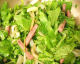 大根の葉チャンプルー　作り方5写真