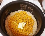 炊飯器におまかせ！コーンバター飯作り方4写真