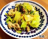 豚肉とキャベツ・豆苗の味噌炒め作り方7写真