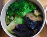 簡単茹で鶏茹で卵温野菜スープジャー弁当作り方3写真