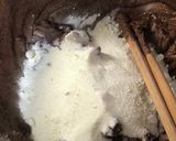 マシュマロ入りチョコブラウニー作り方2写真