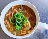 肉味噌ワンタンの赤だしスープ作り方8写真