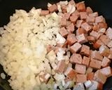 マルシンハンバーグチャーハン作り方3写真