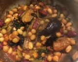 揚げ茄子と青菜、ミックスビーンズの餡かけ作り方1写真