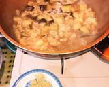 ヨウサマの減塩なすと挽肉とエビの海鮮炒め作り方3写真