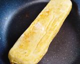 ♪鶏胸チャーシューと三つ葉の卵焼き♪作り方3写真