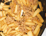 ご飯がすすむ！大根と薄切り豚肉の甘辛炒め作り方6写真
