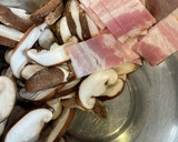 きのことベーコンほうれん草の和風パスタ♪作り方1写真