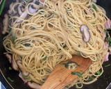 きのことベーコンほうれん草の和風パスタ♪作り方11写真