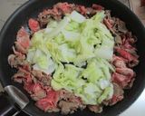 材料２つ☆牛肉と白菜のすき焼き煮作り方5写真