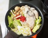 5分で簡単美味しい♪あったか牡蠣鍋作り方1写真