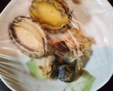 あわびの酒蒸し(韓国風たれで)作り方5写真