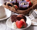 バレンタインに♡ダブルチョコマフィン作り方6写真