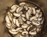 レタスとしいたけの中華風クリーム煮作り方4写真
