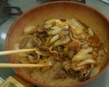 材料2つで超速攻！豚こま玉ねぎの生姜焼き作り方5写真
