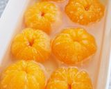 みかんのコンポートで！みかん寒天♪作り方1写真