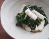 長芋とほうれん草ナムル♪ツルツル食感♪作り方6写真