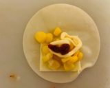 コーンとウインナーチーズの揚げ餃子作り方3写真