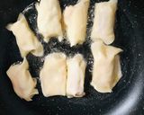 コーンとウインナーチーズの揚げ餃子作り方6写真