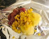 じゃがバターチキンのホイル焼き作り方4写真