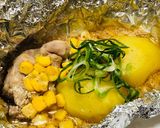 じゃがバターチキンのホイル焼き作り方8写真