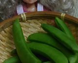 リカちゃん♡塩焼きスナップエンドウꕤ*.作り方3写真