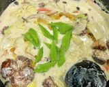 白菜と肉団子の中華風クリーム煮作り方9写真