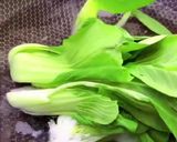 チンゲンサイと椎茸の野菜炒め作り方3写真