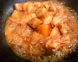 鳥ももと大根蒟蒻のピリ辛生姜炒め煮込み作り方13写真
