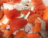 野菜と豚肉のピリ辛胡麻トマト鍋作り方15写真