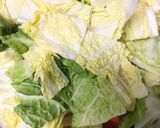 野菜と豚肉のピリ辛胡麻トマト鍋作り方16写真