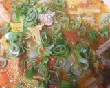 野菜と豚肉のピリ辛胡麻トマト鍋作り方21写真