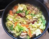 簡単ヘルシー☆鶏胸肉と野菜のポカポカ鍋作り方10写真