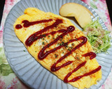 簡単ひき肉と、玉ねぎのオムレツ作り方6写真