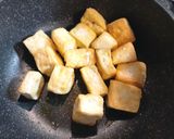 豚肉、豆腐、生ザーサイの中華風炒め物作り方4写真