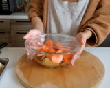 超簡単♪鶏肉と厚揚げと冬野菜の黒酢あん作り方3写真