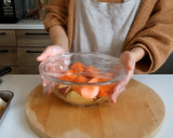超簡単♪鶏肉と厚揚げと冬野菜の黒酢あん作り方3写真