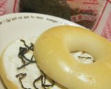 ✿和風ベーグル✿クリチ＆塩昆布サンド！？作り方2写真