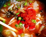 激辛野菜スープ作り方5写真