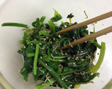 ほうれん草のちりめんナムル＊作り置き＊作り方3写真