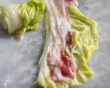 豚肉の白菜ロール、豆乳クリーム煮作り方3写真