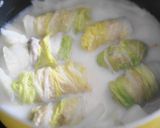 豚肉の白菜ロール、豆乳クリーム煮作り方5写真