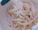 ＊我が家のレタスと胡瓜と納豆サラダうどん作り方4写真