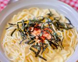 一人暮らし男子必見👦🏻たらこクリームパスタ作り方5写真